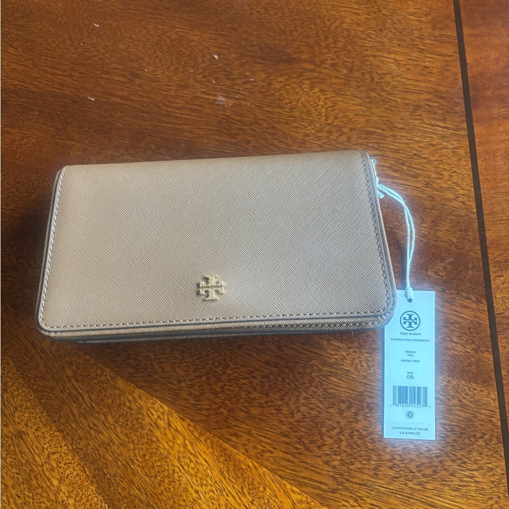Tory Burch Emerson Mini Crossbody Moose